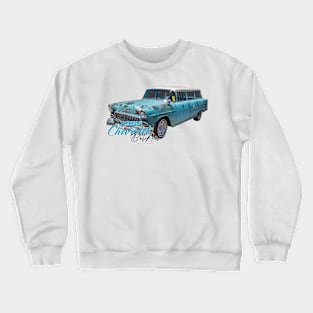 1955 Chevrolet BelAir Station Wagon Crewneck Sweatshirt